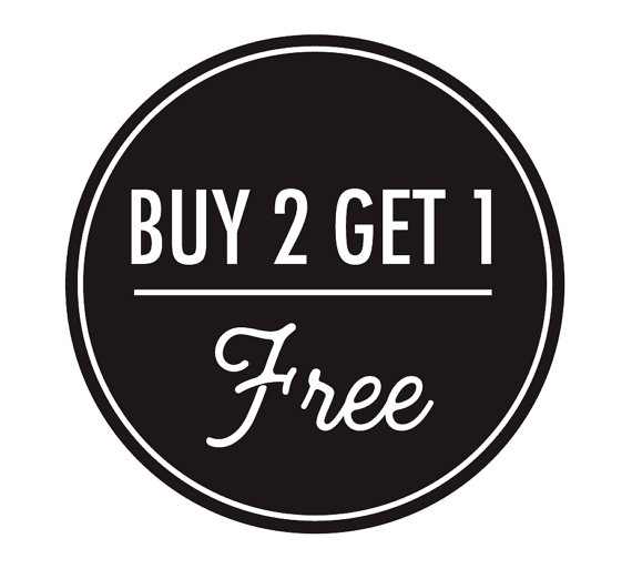 Buy 2 get 1 free