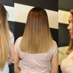 Ombre before and after