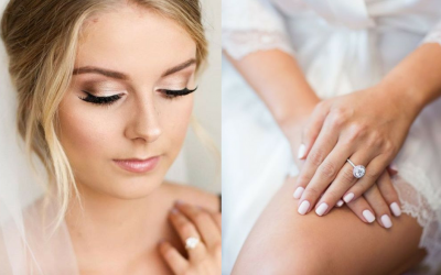 Our favourite bridal hairstyles, make-up and nail designs