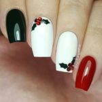 Christmas nails - Holly jolly