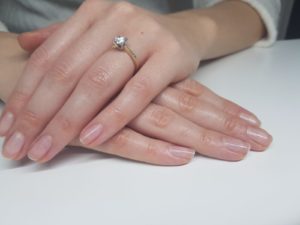 Japanese manicure by Vi, our nail technician