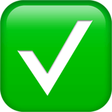 Green Tick Emoji
