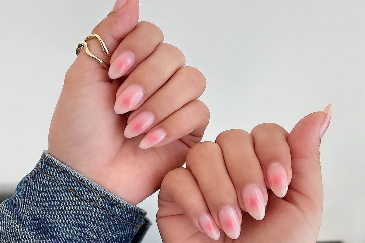 1. Blush Pink and Gold Nail Design - wide 8